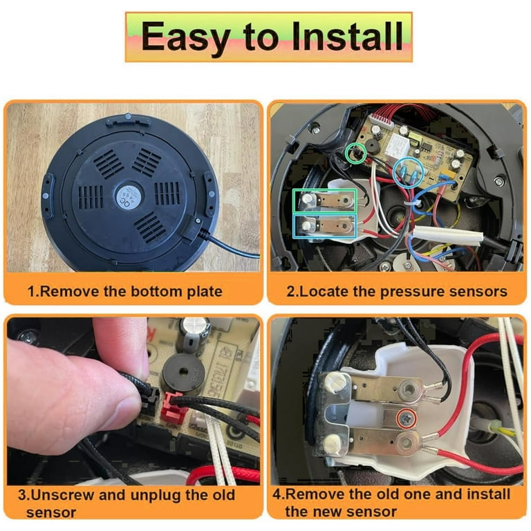 Pressure Sensor Compatible with Instant Pot Power Cooker Power Quick Pot Cuisinart Crock Pot Gourmia Power Cooker Pressure Switch Replacement KSD105