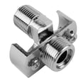 thumbnail image 4 of High Quality Adapter Shower Faucet Wall Mounted Replacement Shower Head Silver Spare Parts The Angle Of Intake Pipe, 4 of 9