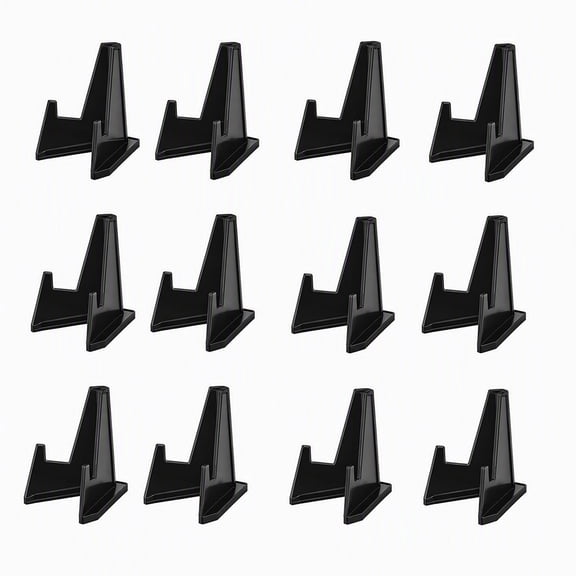 BlinkLLX 12 Packs 2.24 Inch Acrylic Card Display Easel Stands for Coin Photo PSA Graded Card