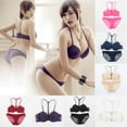 thumbnail image 6 of Sexy Bras for Women Womens Front Closure Underwire Push Up Bra Set, 6 of 7