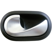 Dorman 872MX Interior Door Handle for Specific Renault Models, Chrome Lever; Black Housing