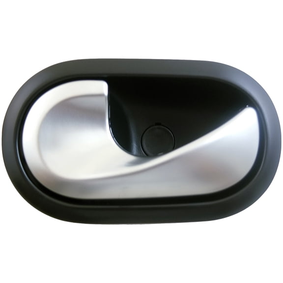 Dorman 872MX Interior Door Handle for Specific Renault Models, Chrome Lever; Black Housing