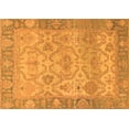 thumbnail image 1 of Ahgly Company Indoor Rectangle Oriental Orange Traditional Area Rugs, 2' x 5', 1 of 4