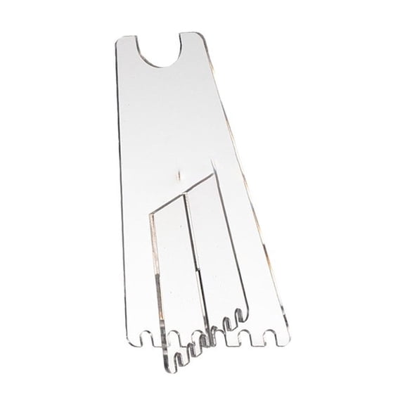 Clear Acrylic Bike Parking Rack Portable Floor Stand Light Weight Bike Support Stand for Adjusting Cleaning Repairing