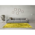 thumbnail image 3 of Ahgly Company Indoor Rectangle Patchwork Yellow Transitional Area Rugs, 8' x 10', 3 of 4
