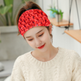 thumbnail image 5 of Diademas elásticas de crochet de colores, accesorios para el cabello, bandas elásticas para el cabello de 1,5 pulgadas de ancho, lazos para la cabeza y accesorios florales hechos a mano, 5 of 5
