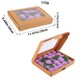 thumbnail image 3 of Fiudx Caja de Regalo con Rosas Simuladas, Elegante Decoración para San Valentín, Arreglo Floral Resistente a La Decoloración, Ideal para El Hogar o El Porche, Ideal para Festividades, 25 Rosas, Tamañ, 3 of 6