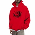 thumbnail image 2 of Yaoyar Men's Athletic Hooded Shirts Long Sleeve Workout Sport Hoodie Casual Running T Shirt Lightweight Pullover Top, 2 of 5