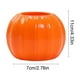 thumbnail image 3 of Jarrón de Plástico para Bodas, Eventos, Decoración Del Hogar y La Oficina | Naranja 11X7X7Cm | Diseño Elegante | Plástico Resistente | 1 Unidad, 3 of 6