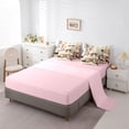 thumbnail image 3 of Homewish Cute Maltese Dog 7-Piece Twin Bedding,Pink Peony Flower Bedding Comforter Set,Cream,Pink Reversible, 3 of 8