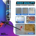 thumbnail image 5 of Ixirpro 18-Pack Expanding Spray Foam Insulation Kit (25.4 oz / 720g) - High Density Closed Cell Sealant for Walls, Ceiling, Windows & Doors, 5 of 10
