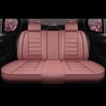 thumbnail image 3 of OTOEZ Universal PU Car Seat Covers Full Set 5 Seats Leather Front and Rear Bench Backrest Cushion Protector Fit Most Honda Toyota Chevy Ford Nissan Trucks SUVs, 3 of 8