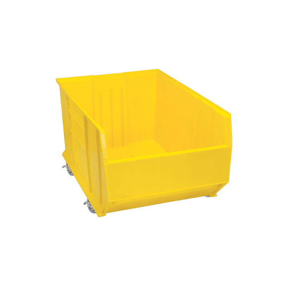 Quantum Storage Systems B2132441 Mobile Hulk Plastic Stacking Bin, Red - 23.87 x 35.87 x 17.5 in.