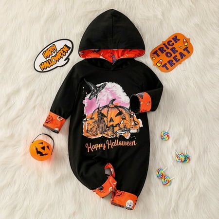 

Yubatuo Infant Baby Kids Boys Girls Romper Hoodie Romper Jumpsuit Outfits Gray 80