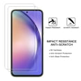 thumbnail image 4 of PAPAUTOP [2 Pcs] HD Clear Anti-Scratch Easy Installation Tempered Glass Screen Protector for Samsung Galaxy A54 5G, 4 of 7