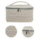 thumbnail image 4 of Bolsas de Maquillaje de Viaje Cuadradas Ligeras con Puntos Únicos 1 Pc Caqui Gris Poliéster, 4 of 5