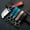 Black, variant on 1Pc Key Chains for Car Keys, Leather Keychain, Zinc Alloy + Microfiber Leather Fashionable Keychains for Men and Women with 360-degree Rotatable Swivel Anti-Lost D-Ring and 2 Keyrings, Red
