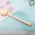 thumbnail image 6 of Unique Bargains 1 Pc Cute Long Handle Bath Brush for Bathroom Pink, 6 of 7
