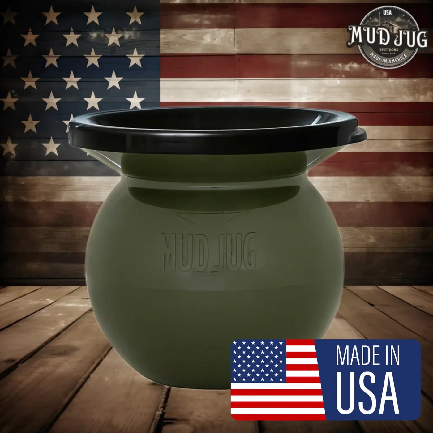 Mud Jug Roadie Edition Spittoon - Orange Portable Spit Cup For Tobacco - View #3