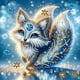 thumbnail image 1 of 5D DIY parcial especial en forma de zorro animal taladro diamante pintura kit decoración, 1 of 9