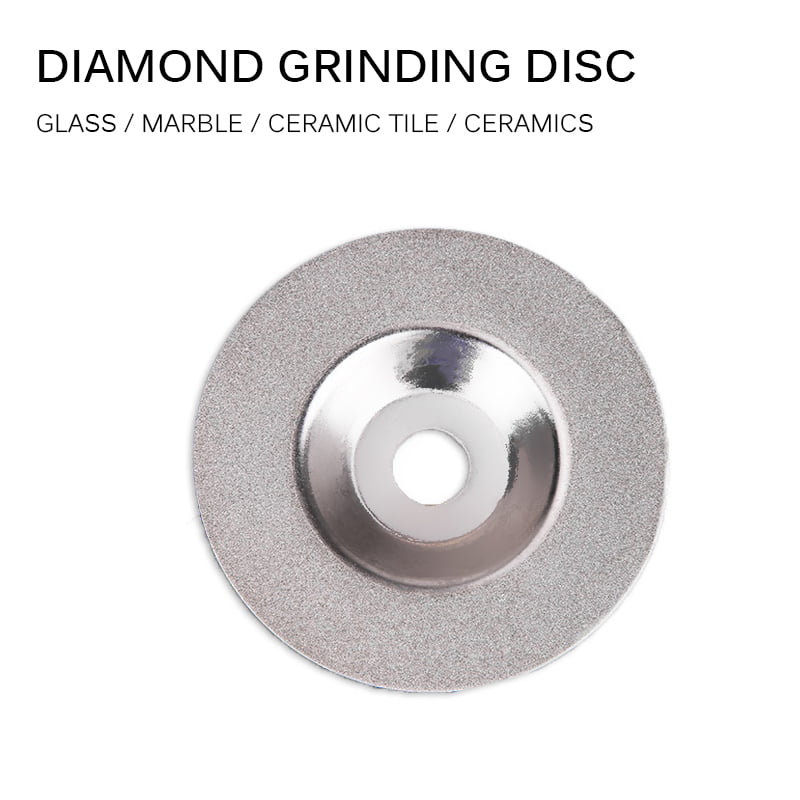 5" 125mm Double-sided Diamond Cutting Grinding Disc for Glass Marble 7/8" Bore