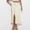 White, variant on Brondbend Womens Skirts Elastic Waisted Drawstring Button Split Slit Skirt Dress Summer Solid Color Leisure Lady Loose Fit Beach Party Skirt Black L