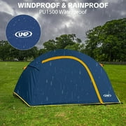 Camping Tent 1-2 Person, Easy Set up-Portable Small Backpacking Tents Waterproof Tent with Rainfly for Camping-dark blue