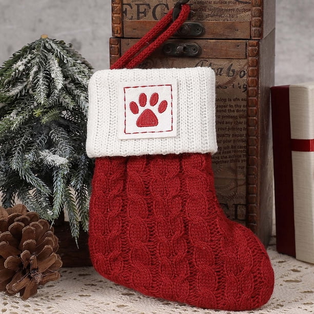 Medias Navideñas Personalizadas con Letras Del Alfabeto Inicial de 7 Pulgadas, 26 Medias Suaves para Decorar Fiestas Familiares.