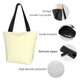thumbnail image 4 of Disketp Lemon Yellow Checkboard Bolsa de Hombro Casual para Mujer, Bolso Cruzado para Compras, Viajes y Uso Diario, 4 of 6
