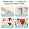 thumbnail image 3 of Valentine's Day Travel Portable Jewelry Organizer Box for Rings, Earrings, Necklaces, Bracelets, and More - Suitable for Girls and Women, 3 of 6