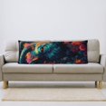 thumbnail image 5 of Zufioo Colorful Flower Goat Print 20x54 Inch Long Body Pillowcase, without Pillow Core, Pillow Case with Hidden Zipper, Ideal Gift for Home Furnishings, 5 of 7