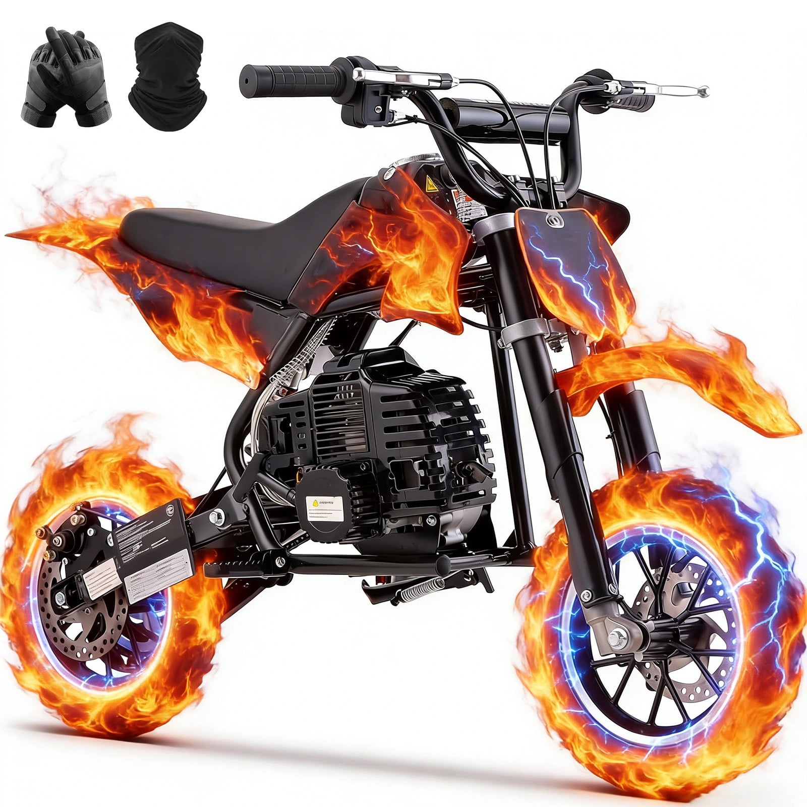 X-Pro Brand New Zephyr 4 Stroke 40cc Gas Pit Dirt Bike, Mini bike