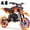 Black, variant on Arshin 50cc 4-Stroke Gas Dirt Bike - 20 MPH Max Speed,Disc Brakes,Perfect Youth & Adult Beginner Pit Bike(Black)