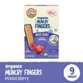thumbnail image 3 of (2 pack) Earth's Best Organic Bite-Size Munchy Fingers Mixed Berry Puffed Baby Snack, 1.05 oz Box, 3 of 16