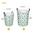 thumbnail image 5 of Xecao Pineapple Print Laundry Hamper Basket,designed for Blanket Storage and Nursery Clothes in the Bedroom, 5 of 8
