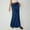 Navy 1, variant on Fatuov Linen Maxi Skirts for Women Trendy Summer Beach Skirts for Vacation Drawstring A-Line Comfy Long Flowy Skirts Brown