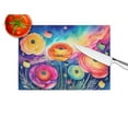 thumbnail image 4 of Carolines Treasures DAC1456LCB 15 x 12 in. Ranunculus in Color Glass Cutting Board - Large, 4 of 5