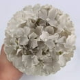 thumbnail image 5 of Silk Hydrangea Heads Artificial Flowers Heads with Stems for Home Wedding Decor,Pack of (Gray), 5 of 5