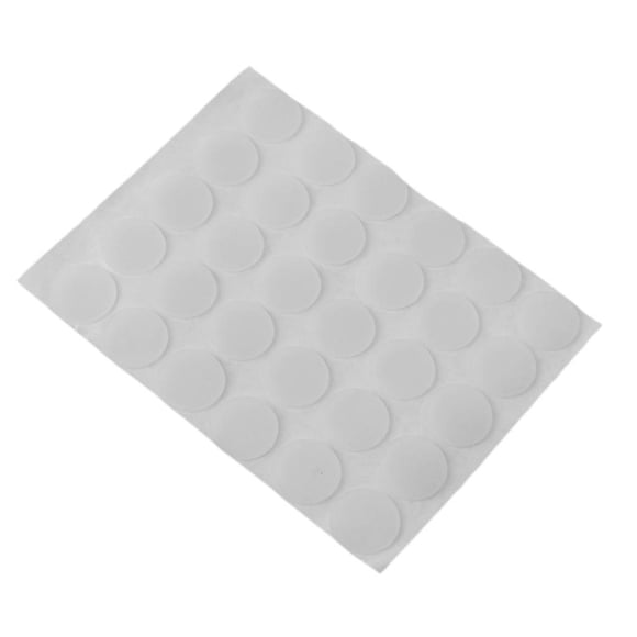 48 piezas de goma Zulema Tope de silicona adhesivo 15x1mm
