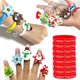thumbnail image 2 of Pulseras de decoración navideña para niños, llaveros de muñeco de nieve, árbol de Navidad, tatuajes temporales, regalo de fiesta, 2 of 4