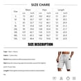 thumbnail image 3 of longantii Mans Athletic Shorts Loose Drawstring Solid Color Shorts Fashion Basketball Clothing with Multi-Pocket 2026 Summer Purple M, 3 of 3