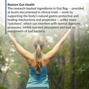BioTrust Gut Reg Supports a Healthy Gut Lining, Helps Restore Gut Health and Helps Relieve Occasional GI Discomfort with PepZin GI, L-Glutamine and Ginger Extract, Non-GMO, Gluten-Free (60 Capsules)
