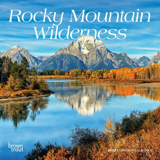 Rocky Mountain Wilderness | 2023 7x14" (Hanging) Wall Calendar