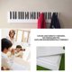 thumbnail image 5 of Piano Wooden Coat Racks Piano Keys Wall Mounted Coat Hook Hanger Wall Decoration Hat Storage Rack, 5 of 5