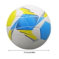 thumbnail image 2 of QualitChoice Durable Soccer Balls For Wide In Training And Matches Teamwork PVC Football Goal Ball Soccer Fun Portable Competitive light blue No.5 1Set, 2 of 6