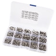 thumbnail image 3 of MasteelfCA 500 Pcs/ensemble Écrou à Vis en Acier Inoxydable Kit d'Assortiment - M5 (Argent), 3 of 7