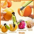 thumbnail image 2 of Kitchen Peeler, Ongmies Multifunctional Kitchen Fruit Peeling Tool Orange Peeler Lemon Peeler Remover Easy Open Household Fruit Peeler Tool Jelly Express Box Opener, Peeler, Peeler*1, 2 of 8