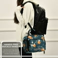 thumbnail image 6 of FORMRS Student Lunch Bag Insulated Reusable Cooler Box with Zipper Pockets, Blue Oranges, 6 of 9