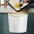 thumbnail image 2 of Specollect Clearance 2Pcs Collapsible Hanging Trash Can for Kitchen Cabinet Door, Plastic Foldable Waste Bin, Small Wall Mounted Garbage Bin for Kitchen, Bathroom, Bedroom Countertop, 2 of 6
