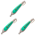 thumbnail image 1 of 3uds. Gancho de lentejuelas de Metal, cuchara de señuelo de pesca de 13g, accesorios de pesca portátiles, color verde, 1 of 2